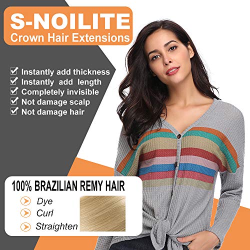 Remy Human Hair Invisible Wire Hair Extensions - Image 18