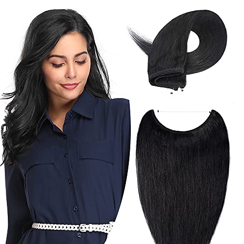 Remy Human Hair Invisible Wire Hair Extensions - Image 27