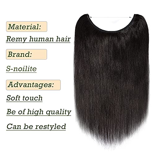 Remy Human Hair Invisible Wire Hair Extensions - Image 35