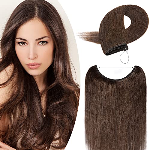 Remy Human Hair Invisible Wire Hair Extensions - Image 38
