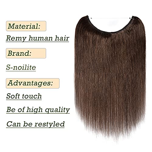 Remy Human Hair Invisible Wire Hair Extensions - Image 39
