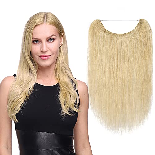 Remy Human Hair Invisible Wire Hair Extensions - Image 42