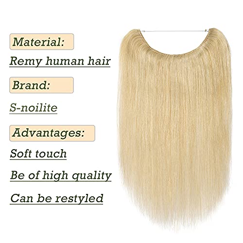 Remy Human Hair Invisible Wire Hair Extensions - Image 43