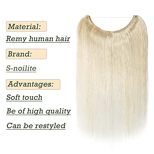 Remy Human Hair Invisible Wire Hair Extensions - Image 47