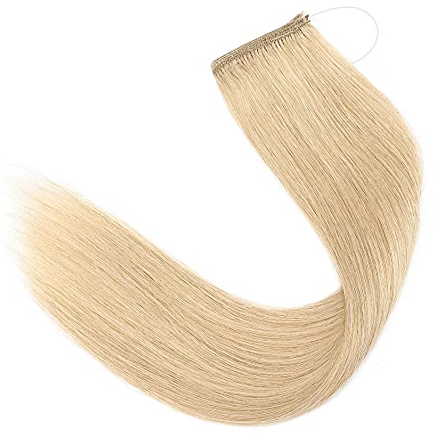 Remy Human Hair Invisible Wire Hair Extensions - Image 49