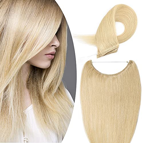 Remy Human Hair Invisible Wire Hair Extensions - Image 8