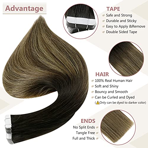 Remy Human Hair Tape Extensions 20 Pcs - Image 101