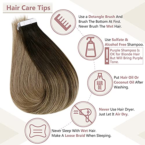 Remy Human Hair Tape Extensions 20 Pcs - Image 109