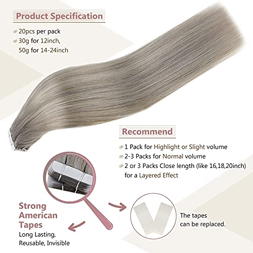 Remy Human Hair Tape Extensions 20 Pcs - Image 11