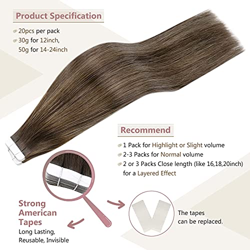 Remy Human Hair Tape Extensions 20 Pcs - Image 121