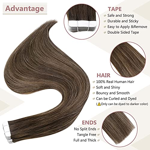 Remy Human Hair Tape Extensions 20 Pcs - Image 122