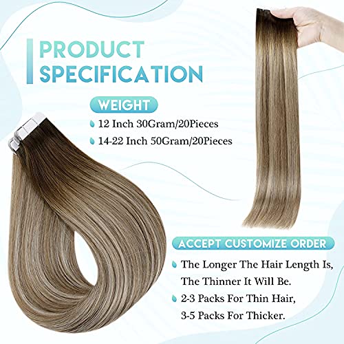 Remy Human Hair Tape Extensions 20 Pcs - Image 129