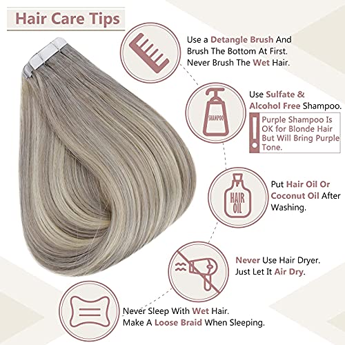 Remy Human Hair Tape Extensions 20 Pcs - Image 13
