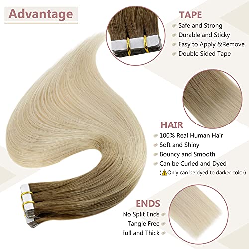Remy Human Hair Tape Extensions 20 Pcs - Image 139