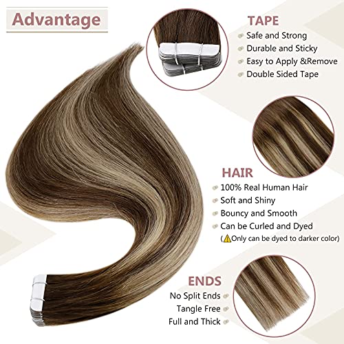 Remy Human Hair Tape Extensions 20 Pcs - Image 146