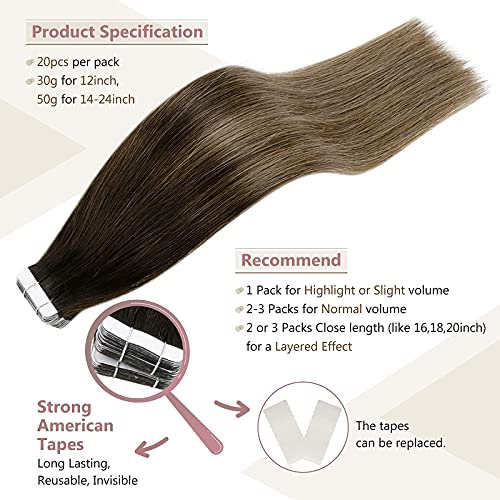 Remy Human Hair Tape Extensions 20 Pcs - Image 159