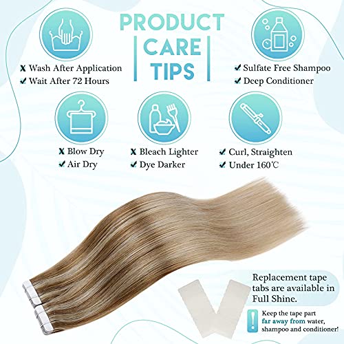 Remy Human Hair Tape Extensions 20 Pcs - Image 20
