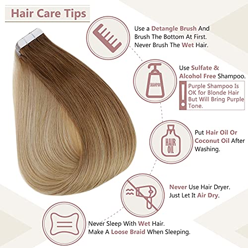 Remy Human Hair Tape Extensions 20 Pcs - Image 29