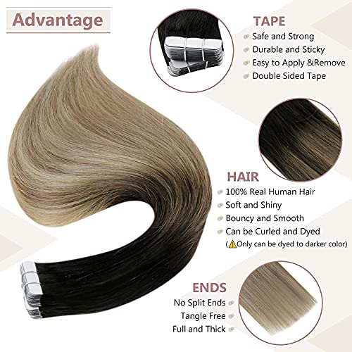 Remy Human Hair Tape Extensions 20 Pcs - Image 3