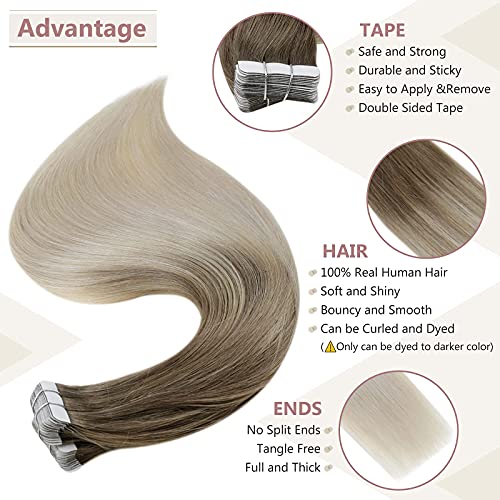 Remy Human Hair Tape Extensions 20 Pcs - Image 59