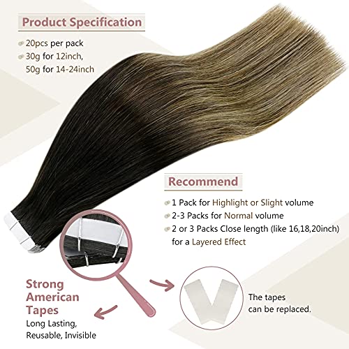 Remy Human Hair Tape Extensions 20 Pcs - Image 72