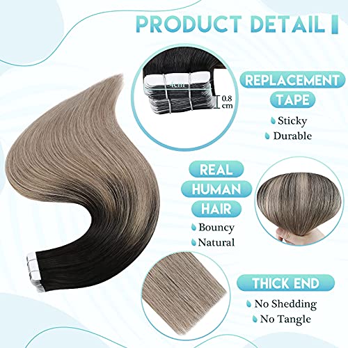Remy Human Hair Tape Extensions 20 Pcs - Image 80