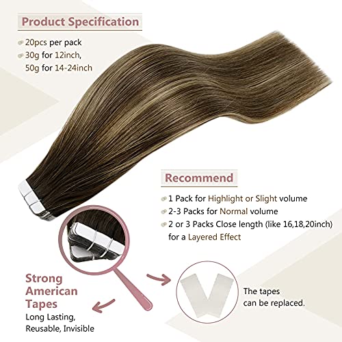 Remy Human Hair Tape Extensions 20 Pcs - Image 87