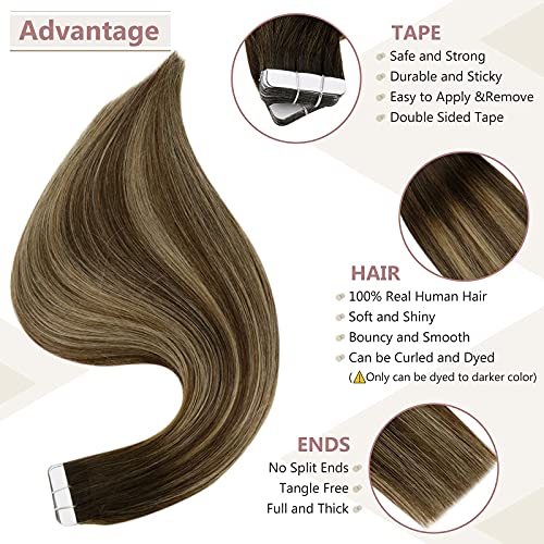 Remy Human Hair Tape Extensions 20 Pcs - Image 88