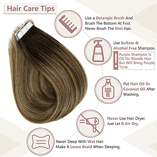 Remy Human Hair Tape Extensions 20 Pcs - Image 89