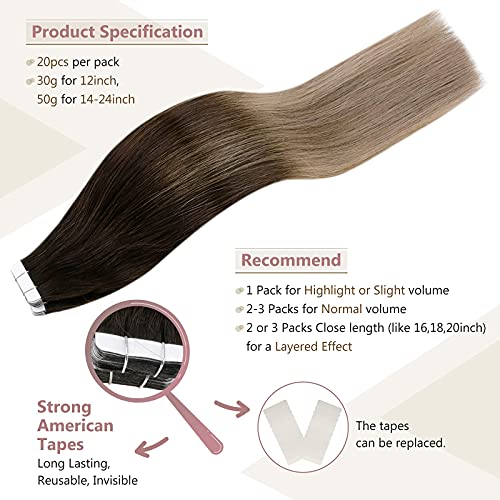 Remy Human Hair Tape Extensions 20 Pcs - Image 94