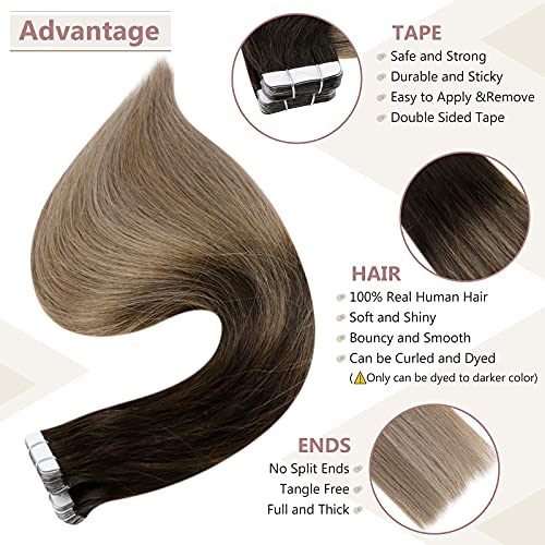 Remy Human Hair Tape Extensions 20 Pcs - Image 95