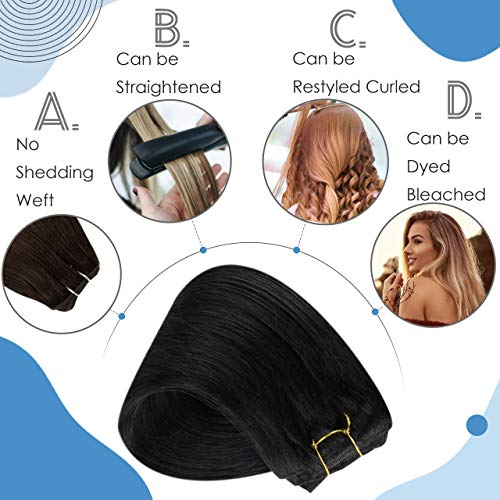Remy Human Hair Weft Extensions 80g - Image 12