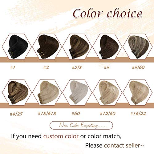 Remy Human Hair Weft Extensions 80g - Image 14