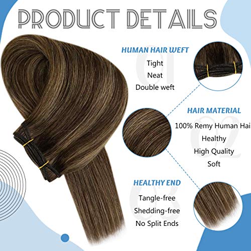 Remy Human Hair Weft Extensions 80g - Image 18
