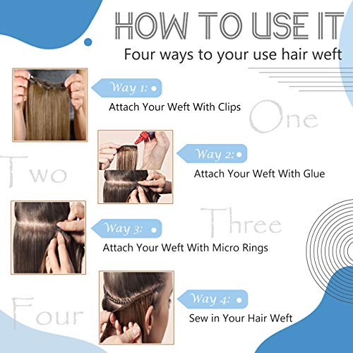 Remy Human Hair Weft Extensions 80g - Image 27