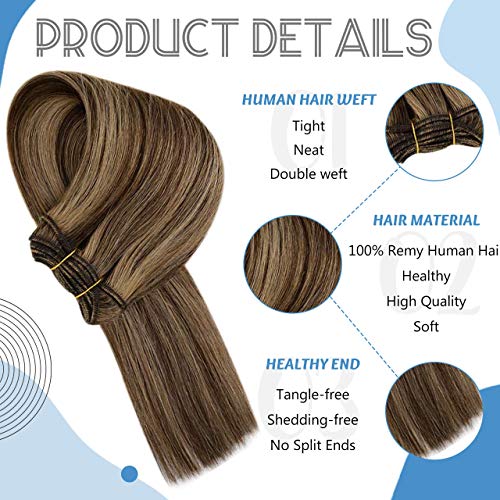 Remy Human Hair Weft Extensions 80g - Image 31