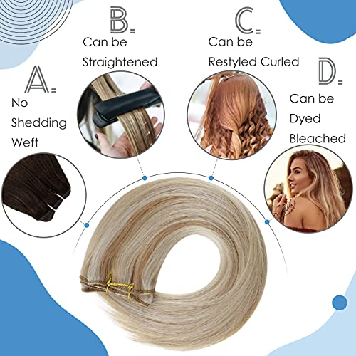 Remy Human Hair Weft Extensions 80g - Image 35
