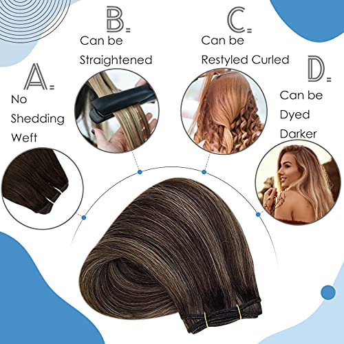 Remy Human Hair Weft Extensions 80g - Image 36
