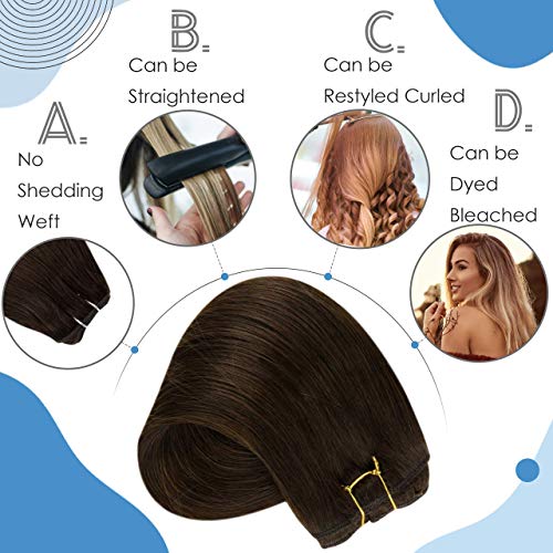 Remy Human Hair Weft Extensions 80g - Image 4