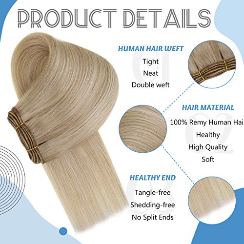Remy Human Hair Weft Extensions 80g - Image 41