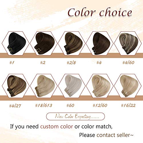 Remy Human Hair Weft Extensions 80g - Image 8