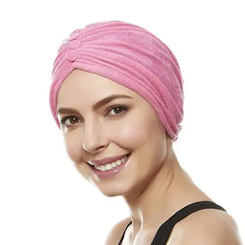 Reversible Knot Terry Cloth Turban Head Cover - Image 12