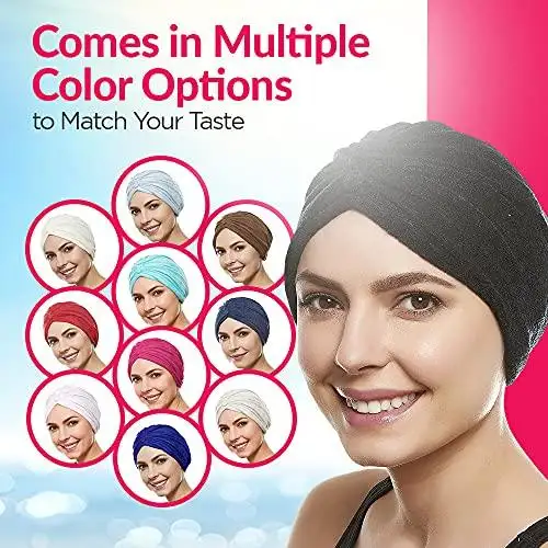Reversible Knot Terry Cloth Turban Head Cover - Image 6