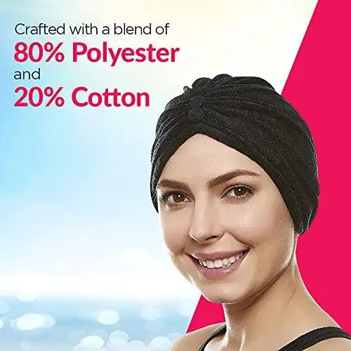 Reversible Knot Terry Cloth Turban Head Cover - Image 7