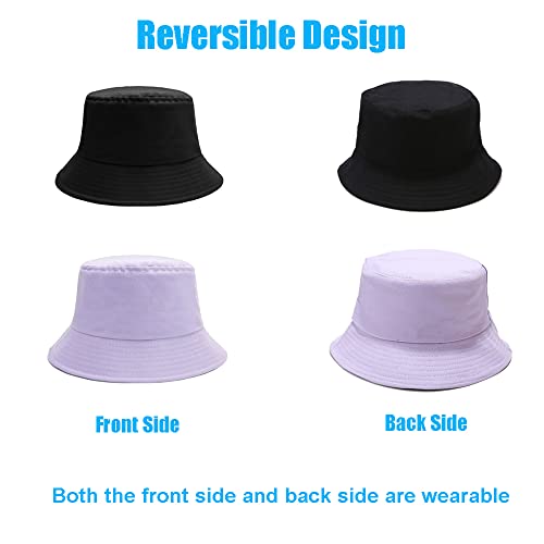 Reversible Summer Sun Bucket Hat for Women - Image 9