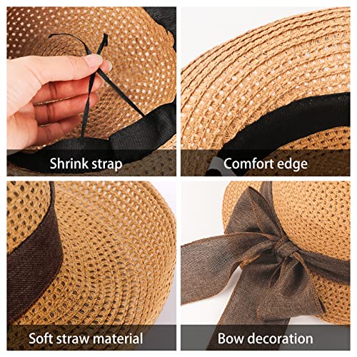 Roll Up Wide Rim Sun Hat for Women - Image 5