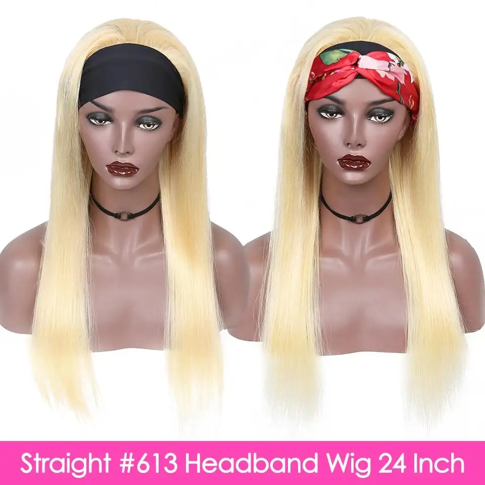 Rosetta Straight Long Headband Wig - Human  Hair - Image 4