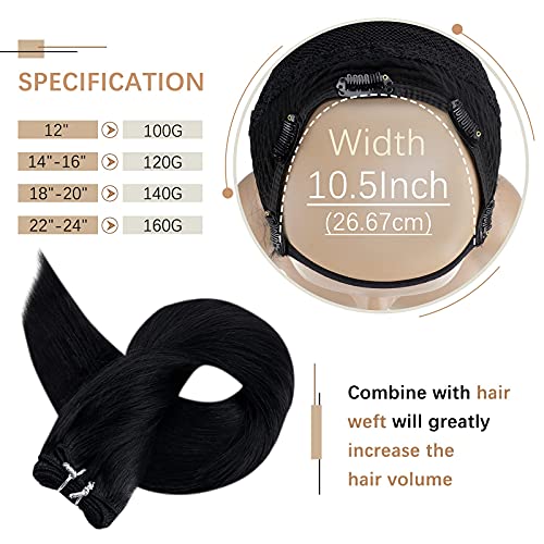 U Part Human Hair Wig 12" - 20 Inches - Image 13