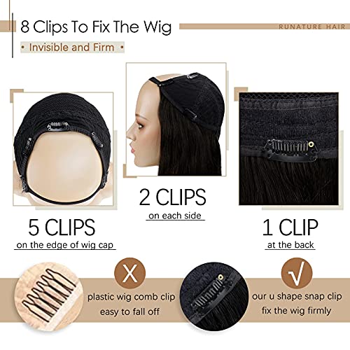 U Part Human Hair Wig 12" - 20 Inches - Image 14