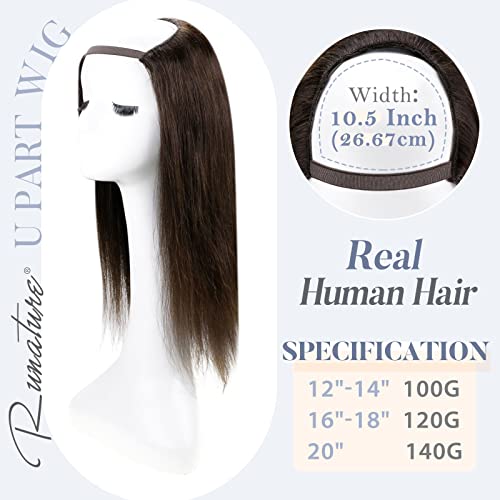 U Part Human Hair Wig 12" - 20 Inches - Image 20